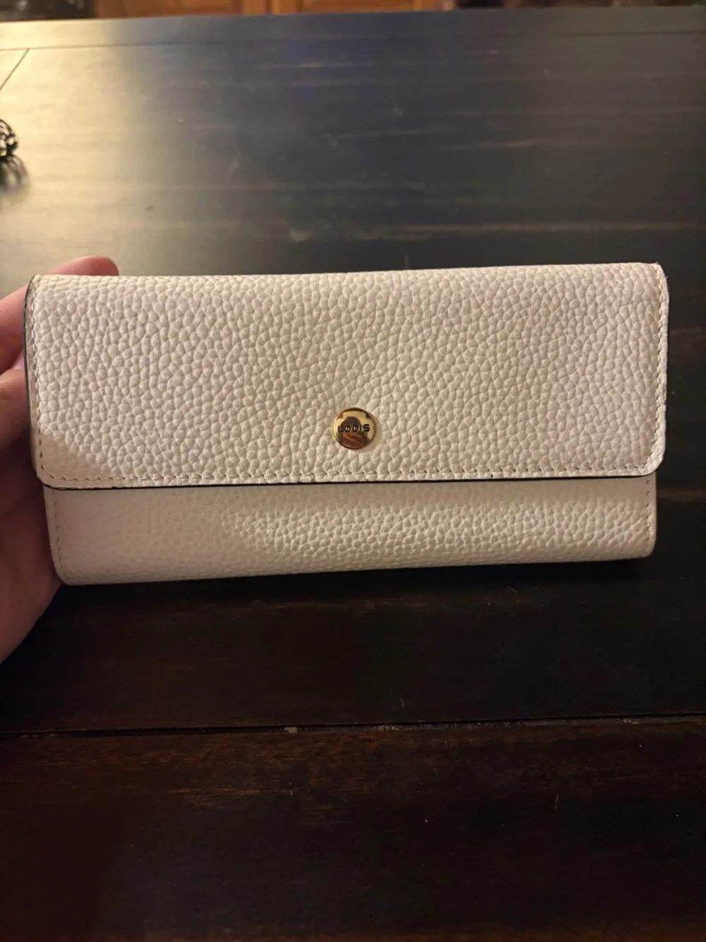 White Lodis Long Wallet